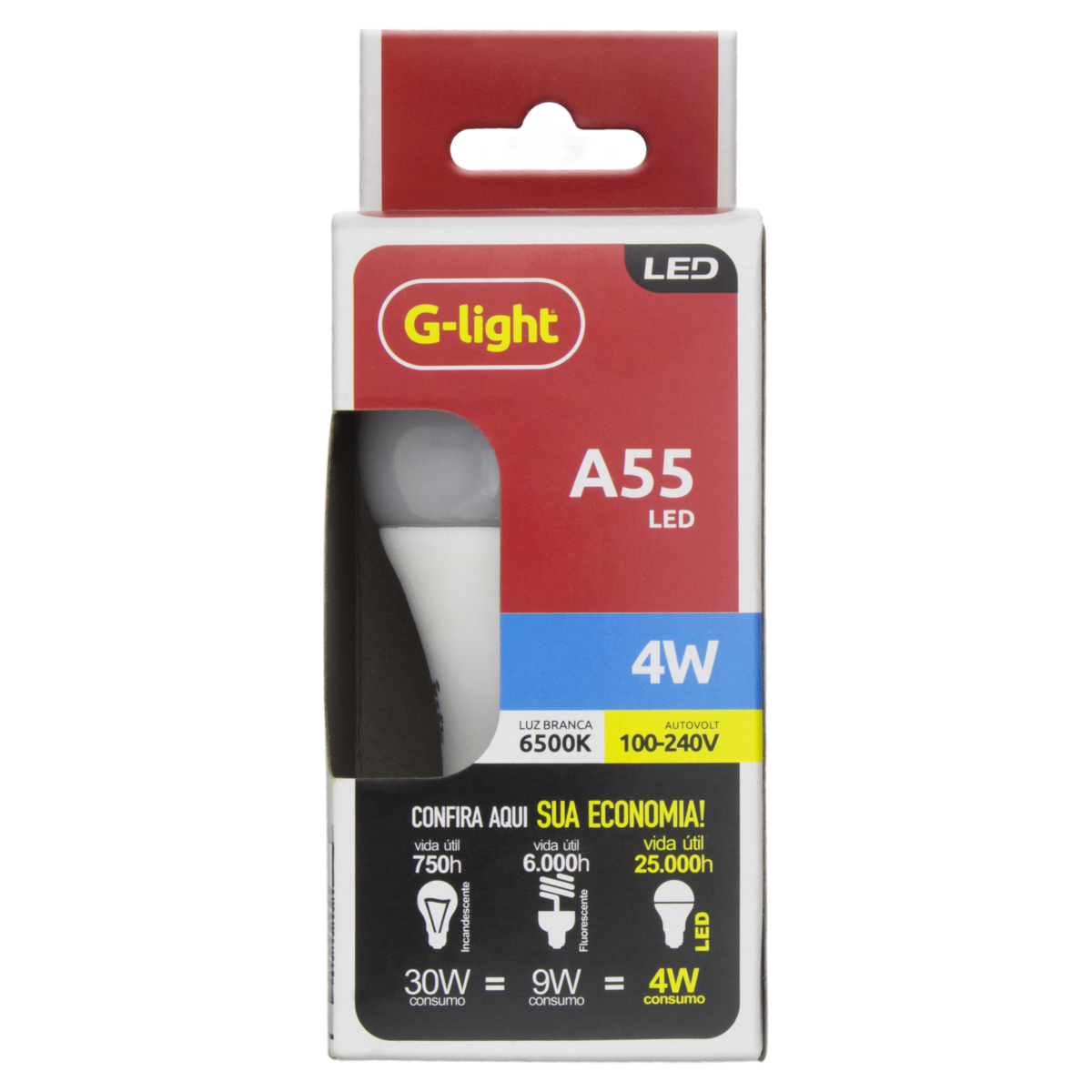 LAMPADA LED G LIGHT A55 4W AUTOVOLT