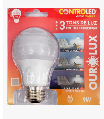 LAMPADA TECHLUZ LED 9W 6500K