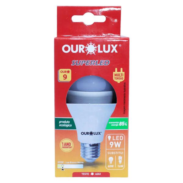 LAMPADA OUROLUX 9W SUPERLED MULT
