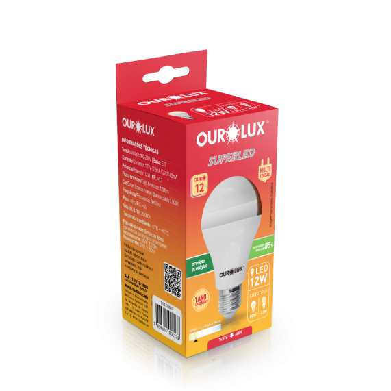 LAMP OUROLUX  SUPERLED 12W BIVOLT UN