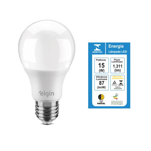 LAMPADA LED ELGIN BIVOLT 7W 6500K 540 LU