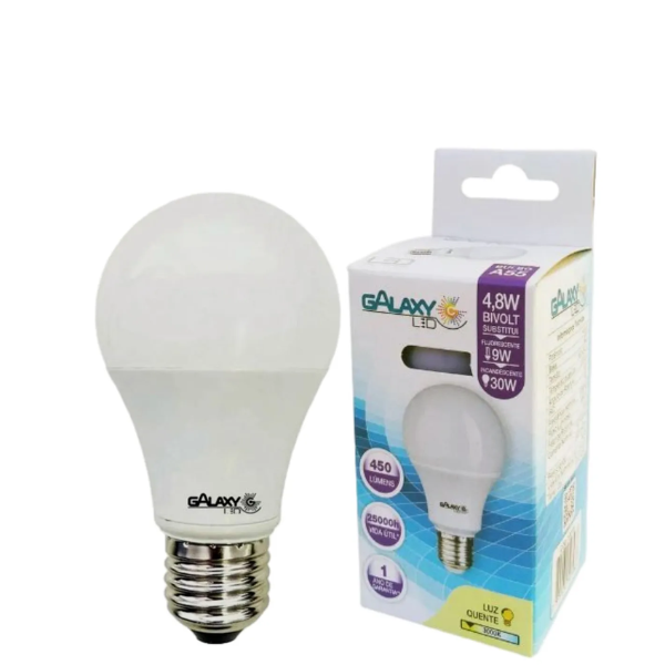 LAMPADA GALAXY LED BULBO 4,8W / 6500K BIVOLT