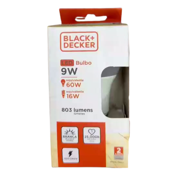 LAMPADA BLACK DECKER LED 9W