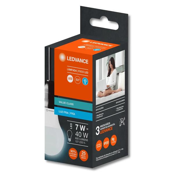 LAMPADA LEDVANCE 7W BCA 600MLS