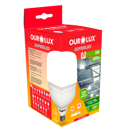 Lamp Ourolux Superled Ouro T50W 6500K
