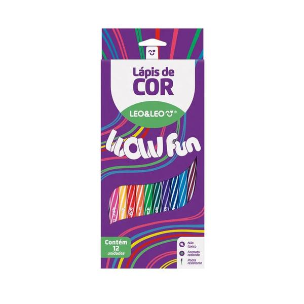 LAPIS COR LEONORA 12CORES WOW RED/GD