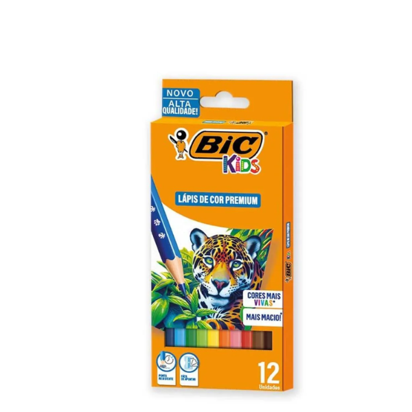LAPIS COR BIC PREMIUM 12 CORES UN