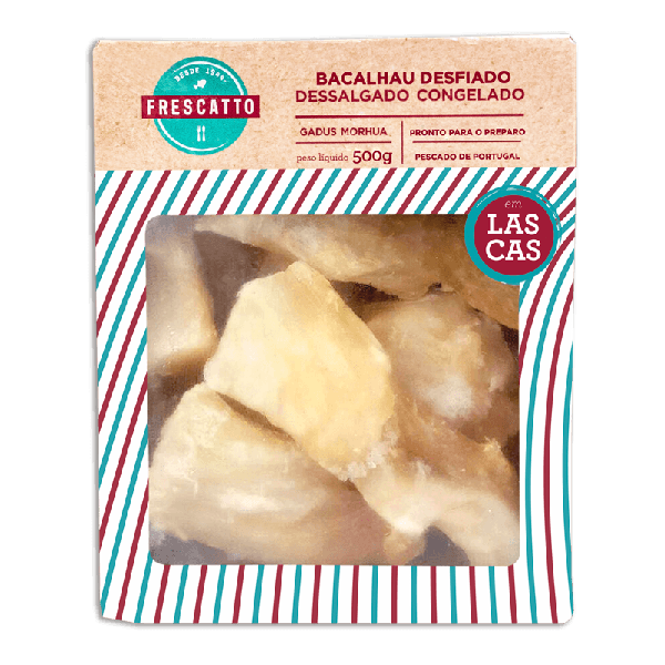 BACALHAU DESFIADO 500G FRESCATTO