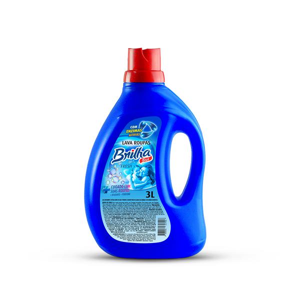 LAVA ROUPA 3 LITROS AZUL BRILHA SUL