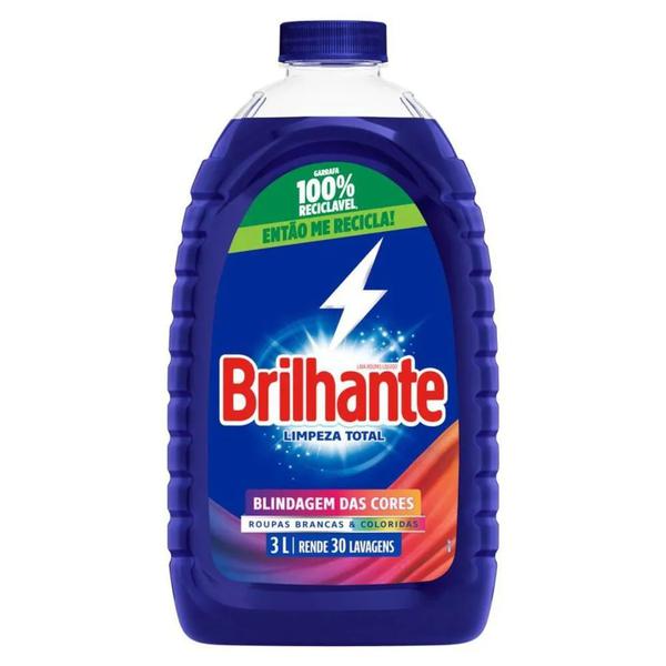 LAVA ROUPAS LIQ.BRILHANTE 3L CUIDADO EXT