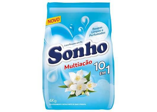 LAVA ROUPAS EM PO MULTIAC SONHO PC 4KG