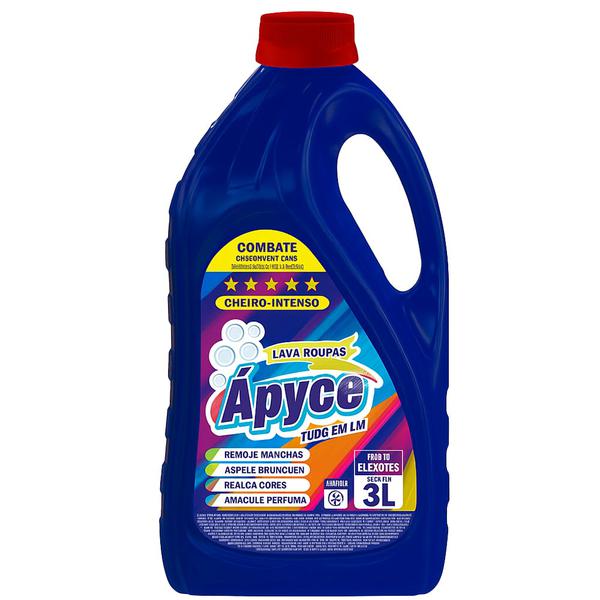 LAVA ROUPAS APYCE LIQ 3L TUDO EM UM