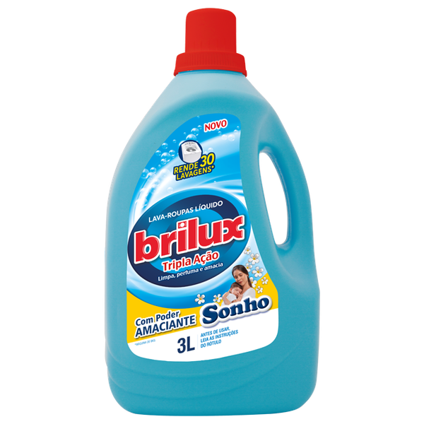 Lava Roupas Liq Home Brilux 3Lt Action