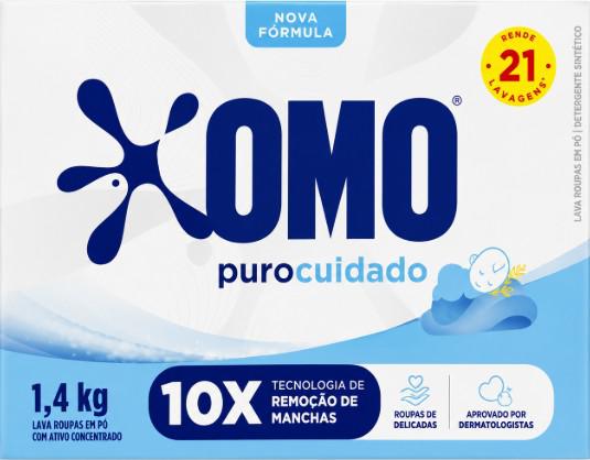 SABAO PO OMO PURO CUIDADO 1,4KG