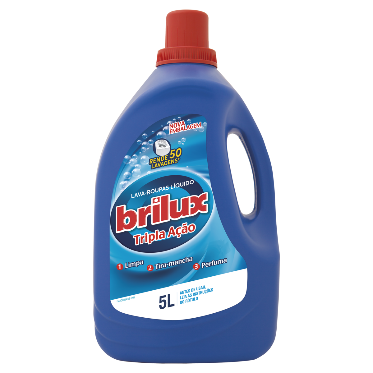 LAVA ROUPA  BRILUX 1 5lt TRIPL ACAO