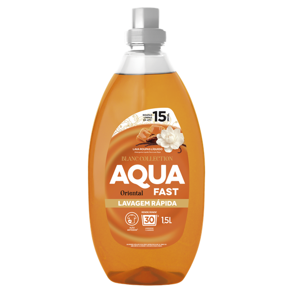 LAVA ROUPAS AQUAFAST LIQUIDO 1,5 ORIENTA