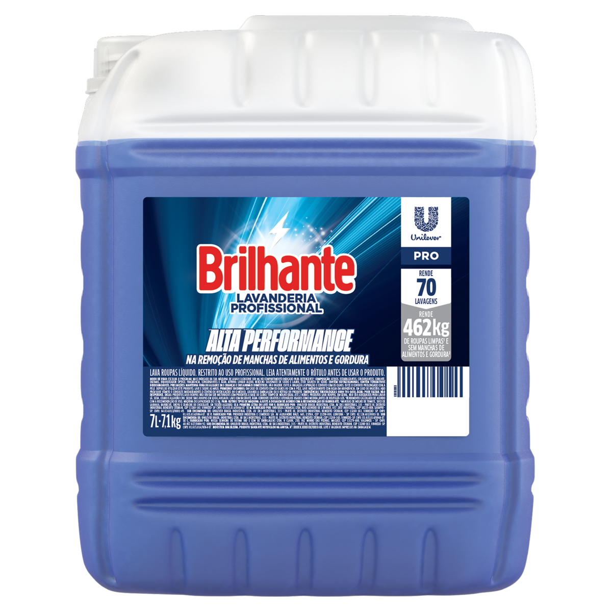 Lava Roupas Liq Brilhante 7L Pro