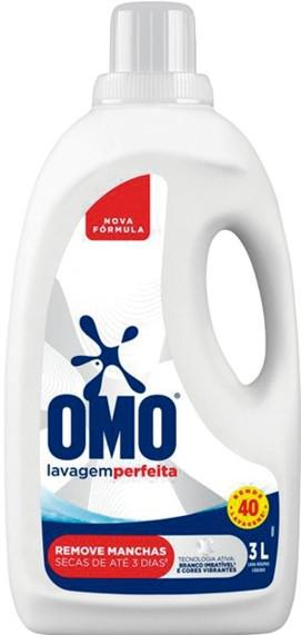 Lava Roupas Liquido Omo 3L Lavagem Perfeitta