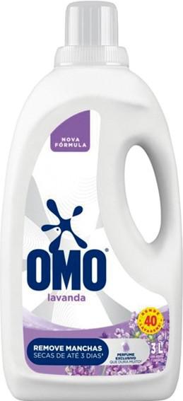 LAVA ROUPA OMO 3L LAVANDA