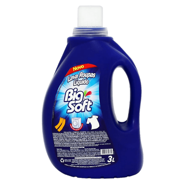 LAVA ROUPAS LIQUIDO AZUL BIG SOFT 3 LT