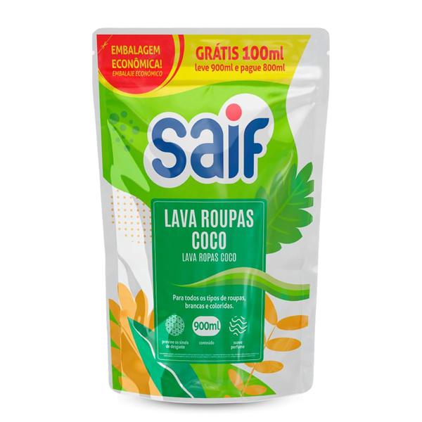 LAVA ROUPA LIQ.SAIF SCH/900ML COCO PROMO