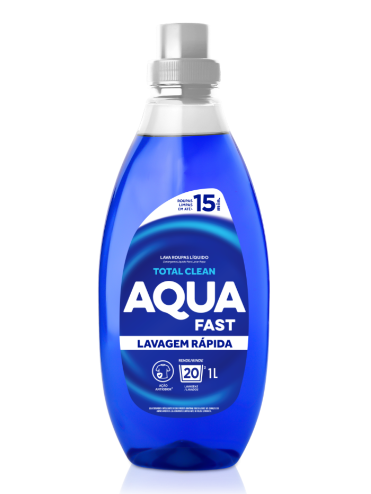 LAVA ROUPA LIQ AQUAFAST FR 1L LAV RAP CLEAN