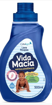 LAVA ROUPAS LIQ VIDA MACIA GLI E LAVANDA 500ML
