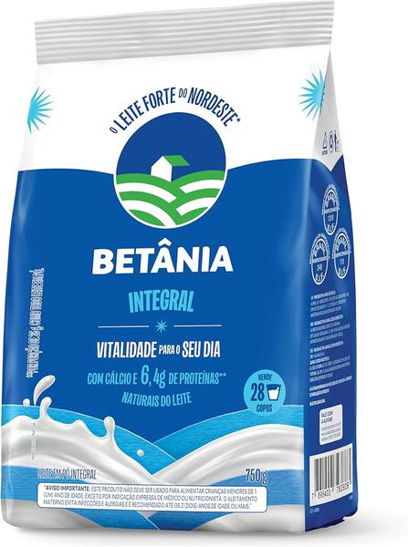 LEITE EM PO BETANIA INTEGRAL INSTANTANEO 750G