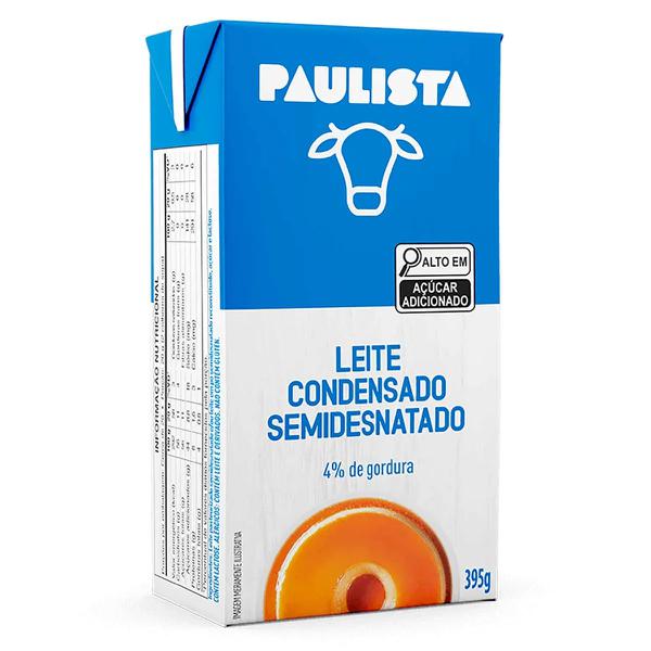 LEITE CONDENSADO PAULISTA SEMIDESNATADO 395G