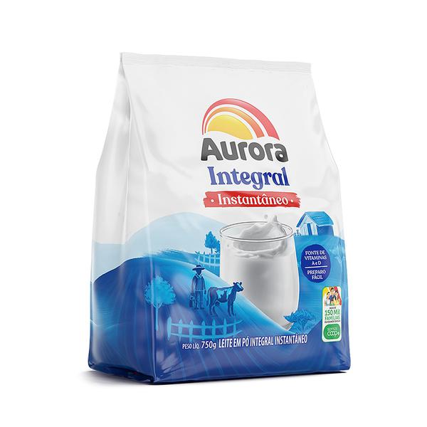 LEITE EM PÓ AURORA INSTANTÂNEO 750G AZUL