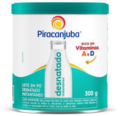 Leite em Pó Desnatado Piracanjuba Lara 300g Instantâneo