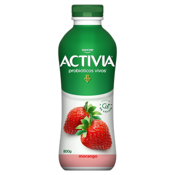 LEITE FERMENTADO DANONE ACTIVIA MORANGO