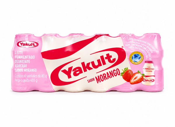 LEITE FERM YAKULT 480G MORANGO