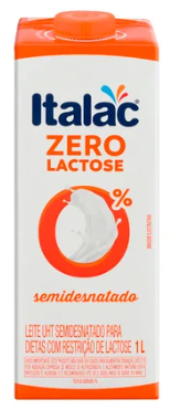 LEITE UHT SEMIDES ZERO LACT A2 ITALAC 1L