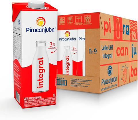 LEITE PIRACANJUBA INTEGRAL 1L C/12