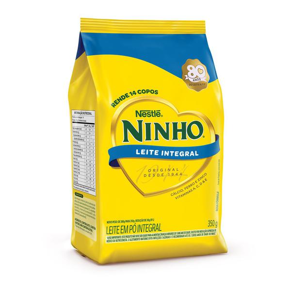 LEITE EM PO INTEGRAL NINHO SACO 350G