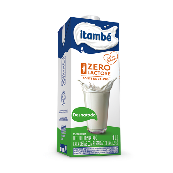 LEITE UHT ZEROLAC DESNATDO ITAMBE 1L