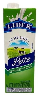 LEITE UHT LIDER 1LT S.DESNATADO CB8