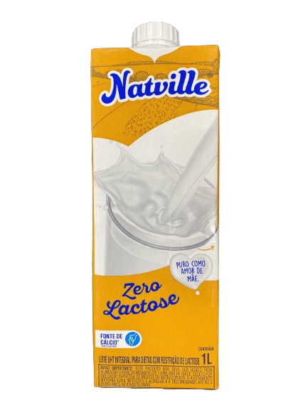LEITE UHT NATVILLE INTEGRAL 0 LACTOSE 1L