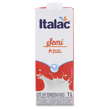 LEITE UHT ITALAC SEMIDESNATADO 1L