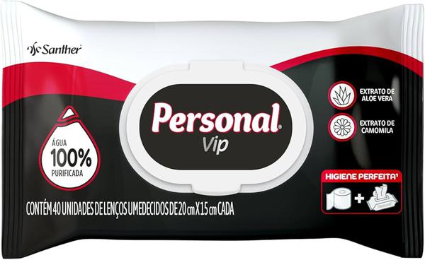 LENCO UMEDECIDO PERSONAL VIP 40UN