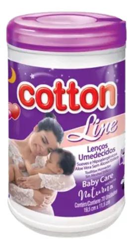 LENÇO UMEDECIDO COTTON 70 UND