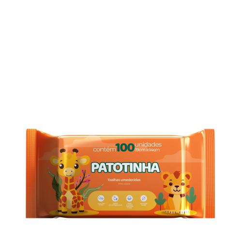 TOALHA UMEDECIDA PATOTINHA 100UN