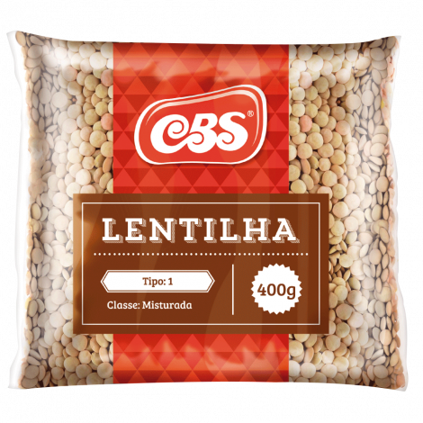 LENTILHA CBS TP2 PCT/400G