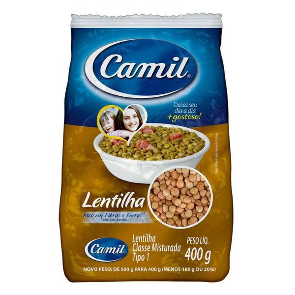 LENTILHA CAMIL 400G .