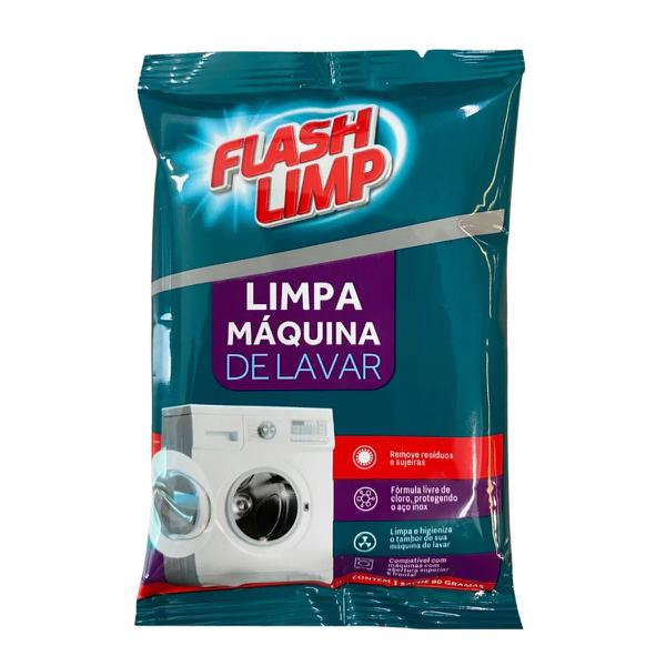 LIMPA MAQUINA DE LAVAR FLASHLIMP 80G