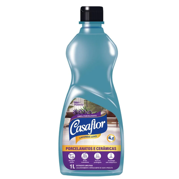 LIMPA PORCE CASAFLOR 4EM1 LAVAN LUXO 1L  