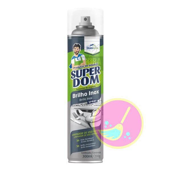 LIMP SUPER DOM 300ML BRILHO INOX AERO