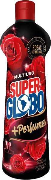 MULTIUSO SUPER GLOBO 500ML ROSAS VERMELHAS