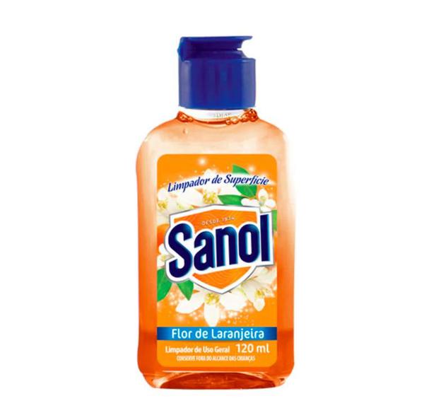 LIMP SUPERFICIE SANOL 120ML CONC FLOR DE LARANJEIRA